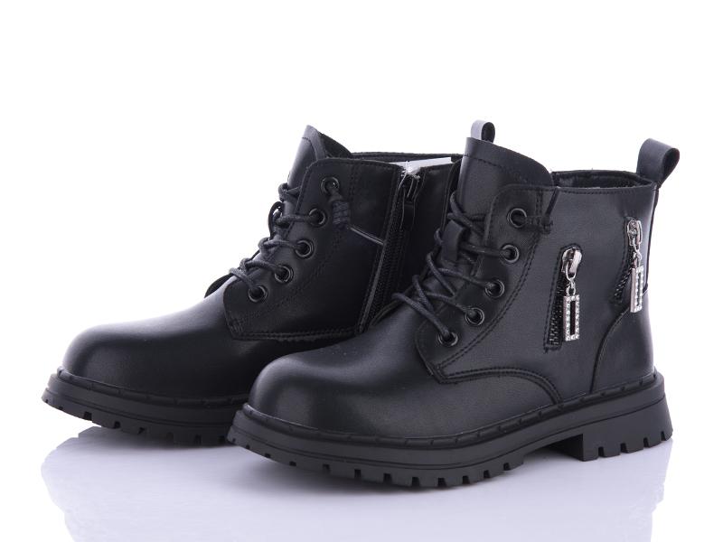 Ботинки для девочек Violeta (32-37) Y104-B21511 black (деми)