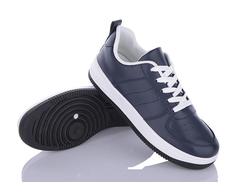 Кроссовки подростковые OkShoes (37-41) 105 blue-white (деми)