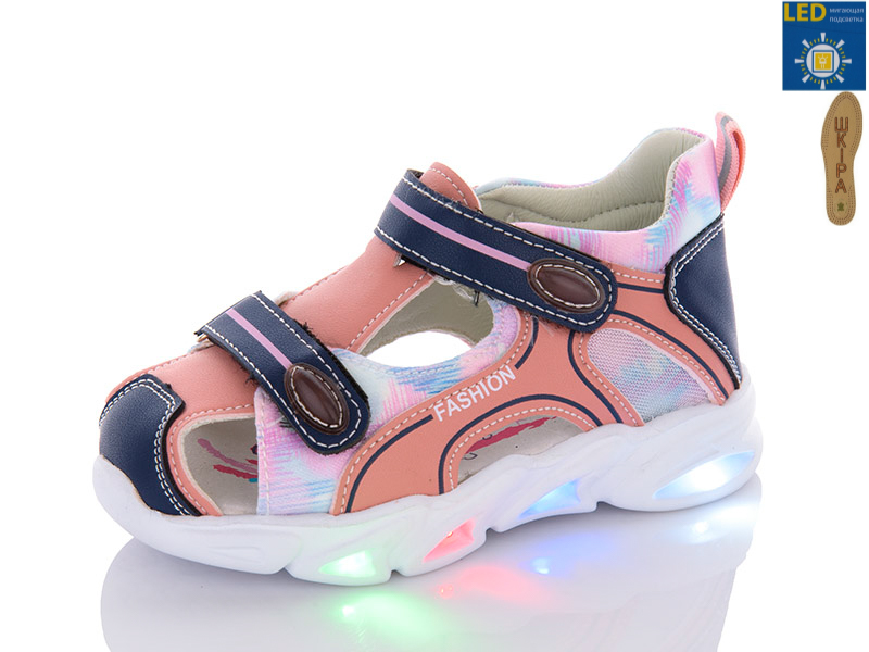Босоножки QQ Shoes (23-30) L97-1BL LED (лето)