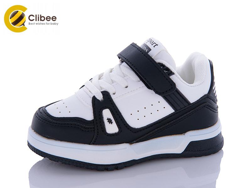 Кроссовки для девочек Clibee-Apawwa (25-30) LB937 black-white (деми)