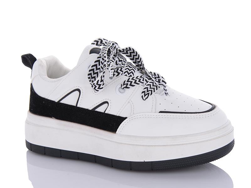 Кроссовки женские ABA (36-41) G30 white (деми)