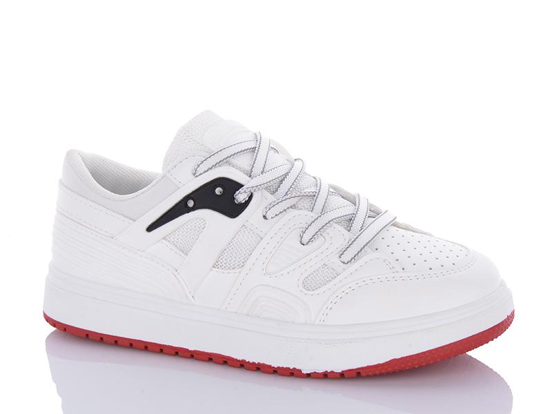 Кроссовки женские QQ Shoes (36-41) BK76 white (деми)