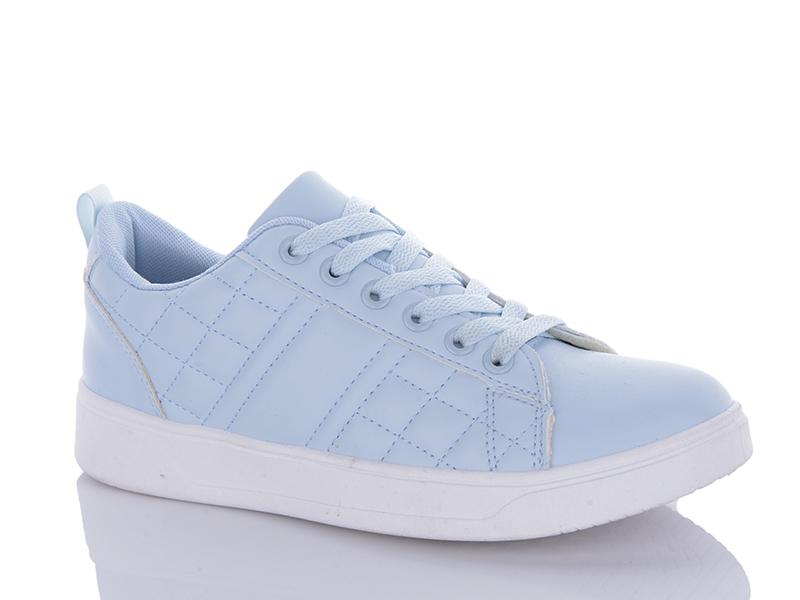 Кеды женские QQ Shoes (36-41) JP36 l.blue (деми)