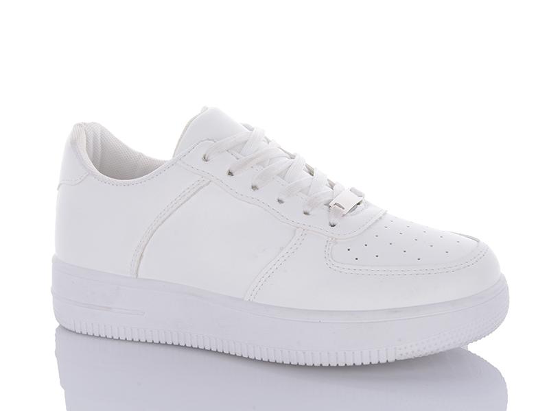 Кроссовки женские QQ Shoes (36-41) JP55 white (деми)