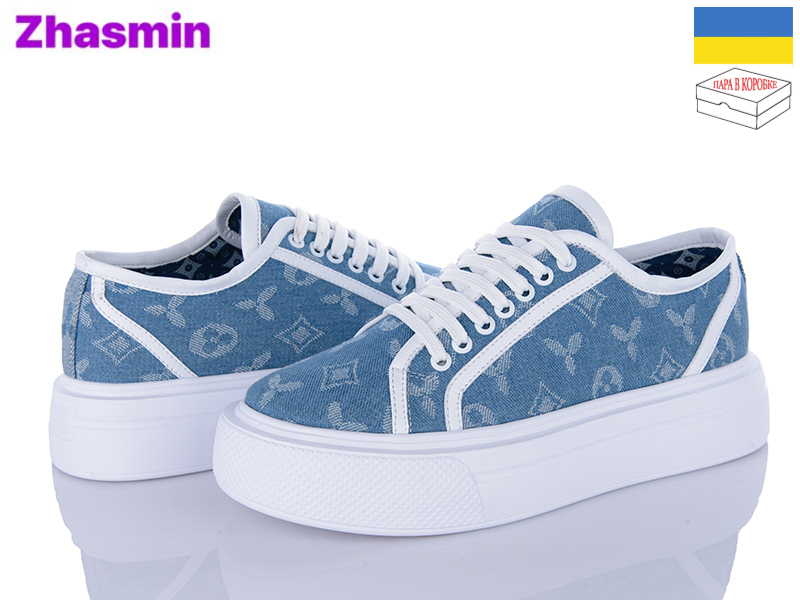 Кроссовки Zhasmin (36-40) 22 блакитний (деми)