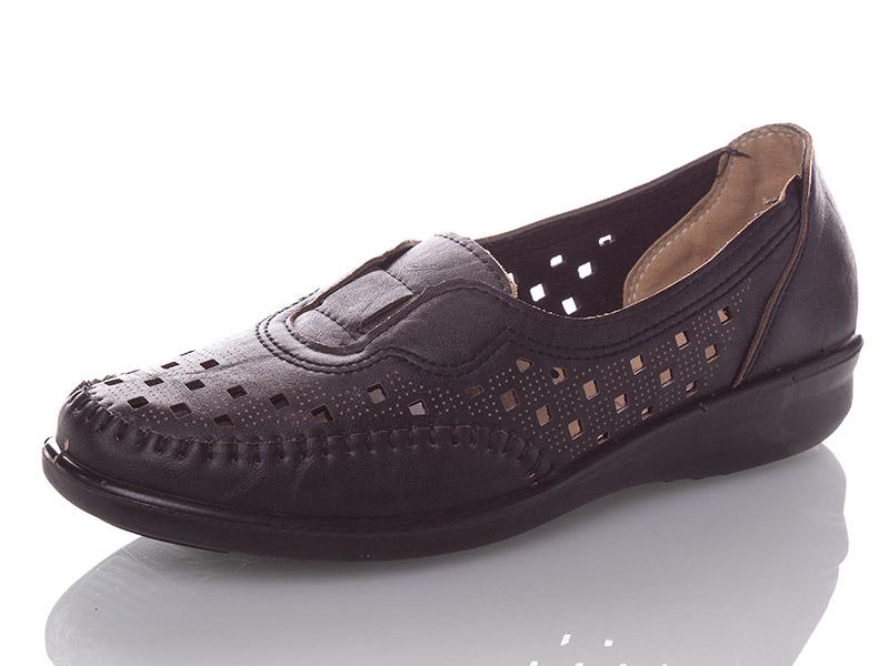 Туфли женские RGP (37-43) 218 черный (деми)
