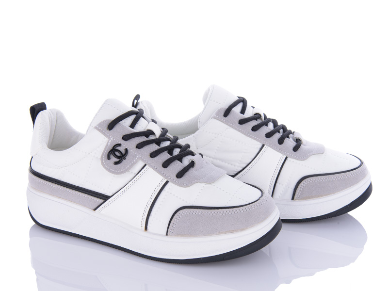 Кроссовки VIOLETA (36-40) 197-159 white (деми)