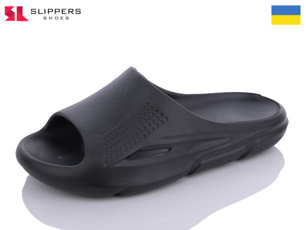 Шлепанцы Slipers (41-45) GS130 black (лето)