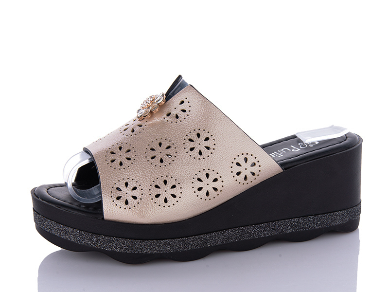 Шлепанцы QQ Shoes (36-41) 81363-1 (лето)