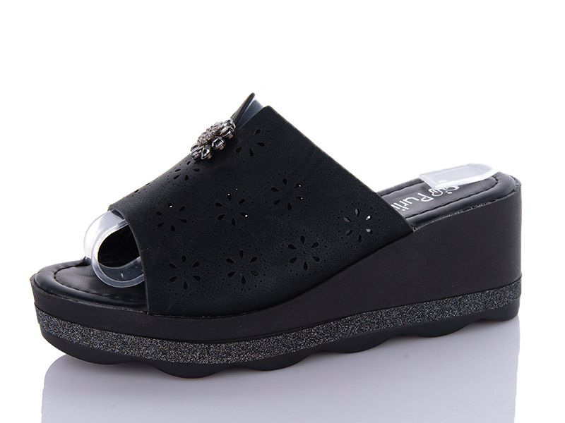 Шлепанцы QQ Shoes (36-41) 81363-3 (лето)