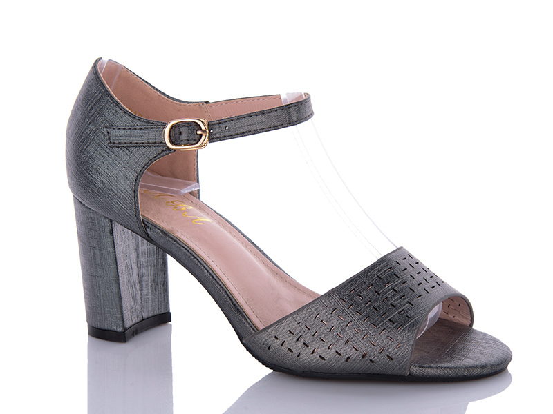 Босоножки QQ Shoes (36-41) 815-26 grey (лето)