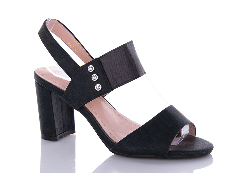Босоножки QQ Shoes (36-41) 815-27 black (лето)