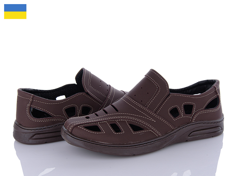 Туфли LVOVBAZA (40-45) Comfort Б10 коричневий (лето)