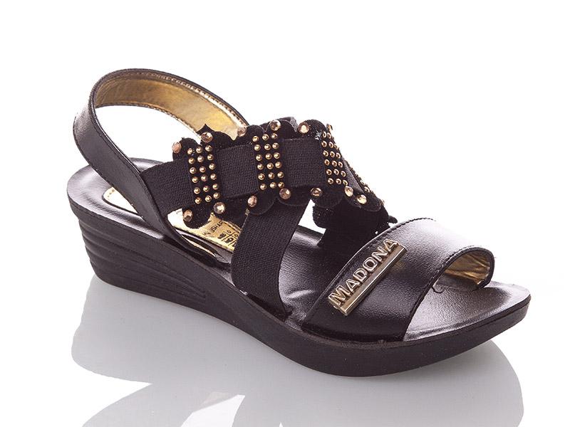 Босоножки Malibu (24-29) KB Madona black (24-29) (лето)