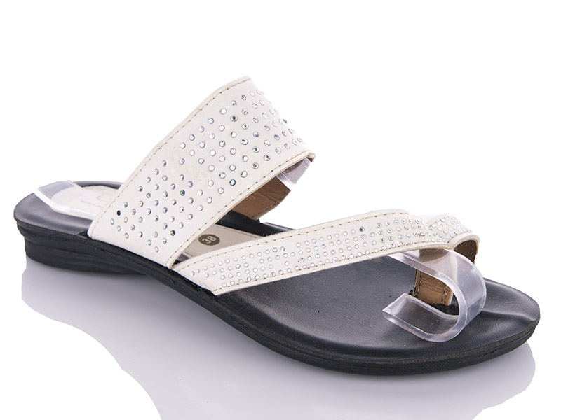 Шлепанцы Malibu (36-40) Linda white (лето)