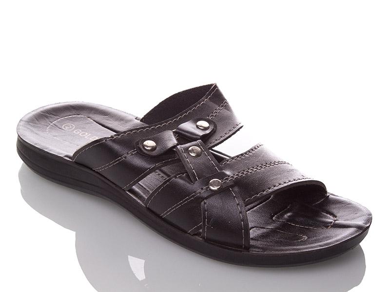 Шлепанцы Malibu (40-44) MGoldstar black (лето)