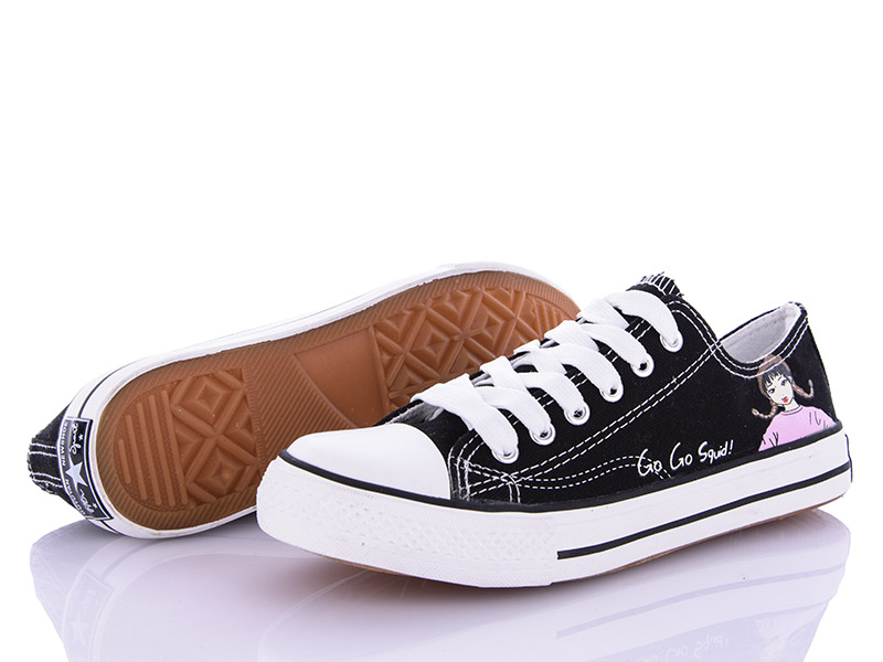 Кеды Class-shoes (37-40) 2228 black (деми)