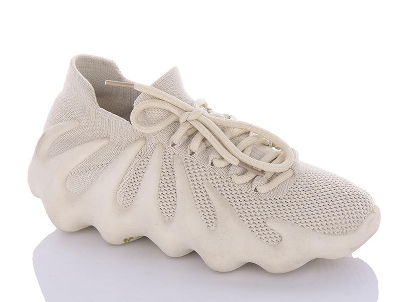 Кроссовки QQ Shoes (36-41) BK98 beige (лето)