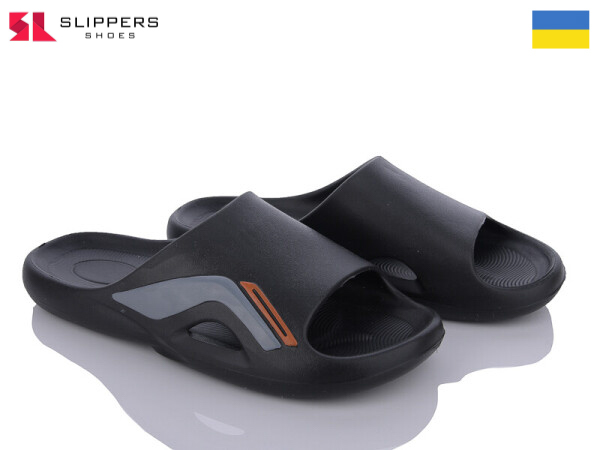 Шлепанцы Slipers (41-45) GS131 black (лето)