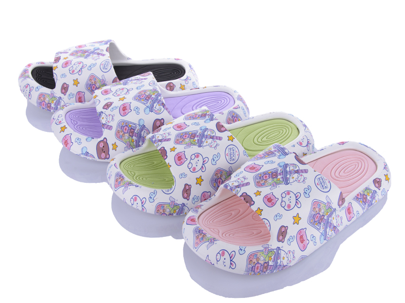 Шлепанцы Elmob (36-41) W61A mix (лето)