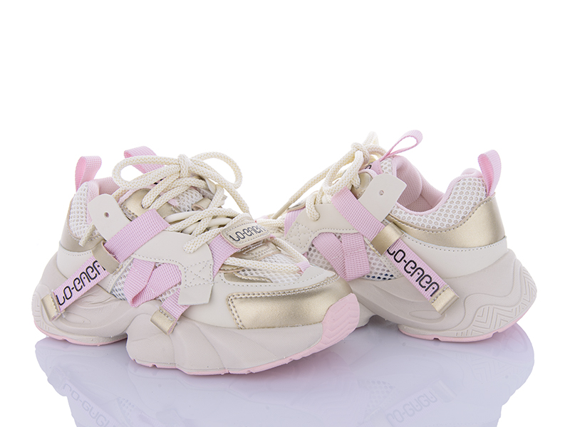 Кроссовки Clibee (31-37) A870721 beige (лето)