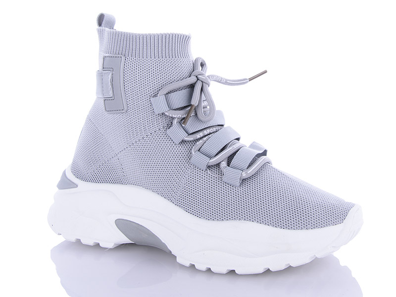 Кроссовки QQ Shoes (36-41) BK25 grey-old-1 (деми)