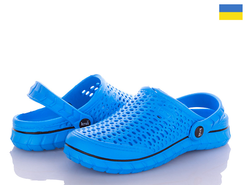 Кроксы Slipers (36-41) C62 l.blue (лето)