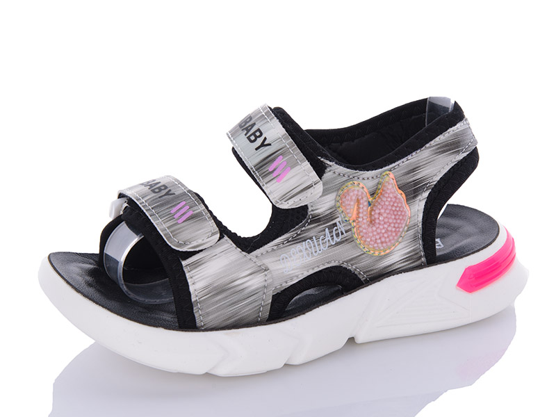 Босоножки Ashiguli (29-36) A2326 black (лето)