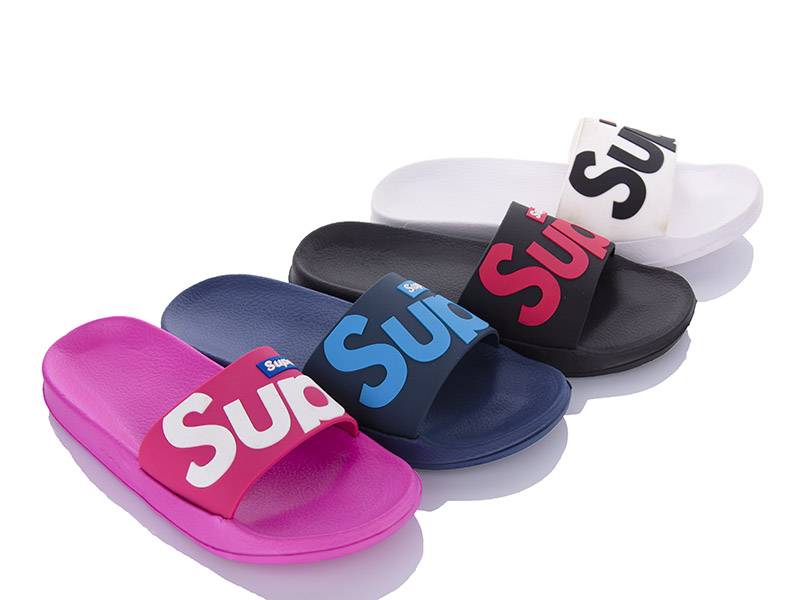 Шлепанцы Inblu (36-41) N3519-3 mix (лето)