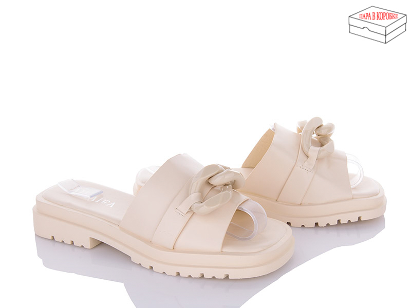 Шлепанцы Ailaifa (36-41) K26 beige (лето)