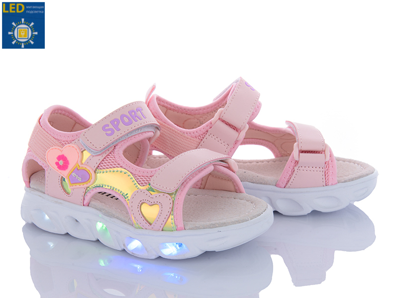 Босоножки OkShoes (27-32) L5306-3 LED (лето)