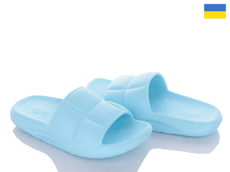 Шлепанцы Malibu (36-41) DSL63 св.бірюзовий (лето)