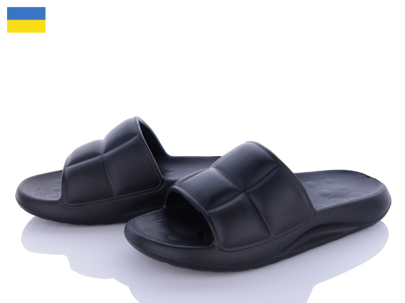 Шлепанцы Malibu (36-41) DSL63 чорний (лето)