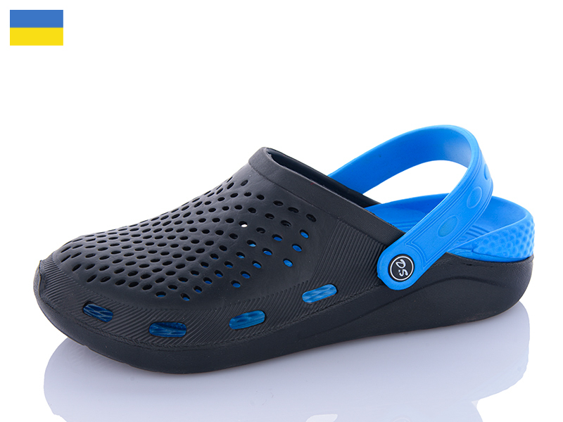 Кроксы Inblu (36-41) Сабо підл.чорний (лето)
