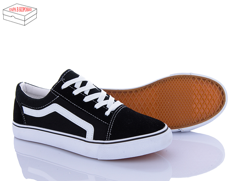 Кеды Цветик (37-41) XBD5 black (37-41) (деми)