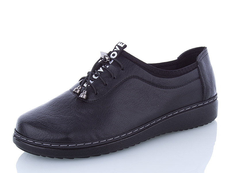 Туфли Brother (41-43) TDM10-1 black батал (деми)