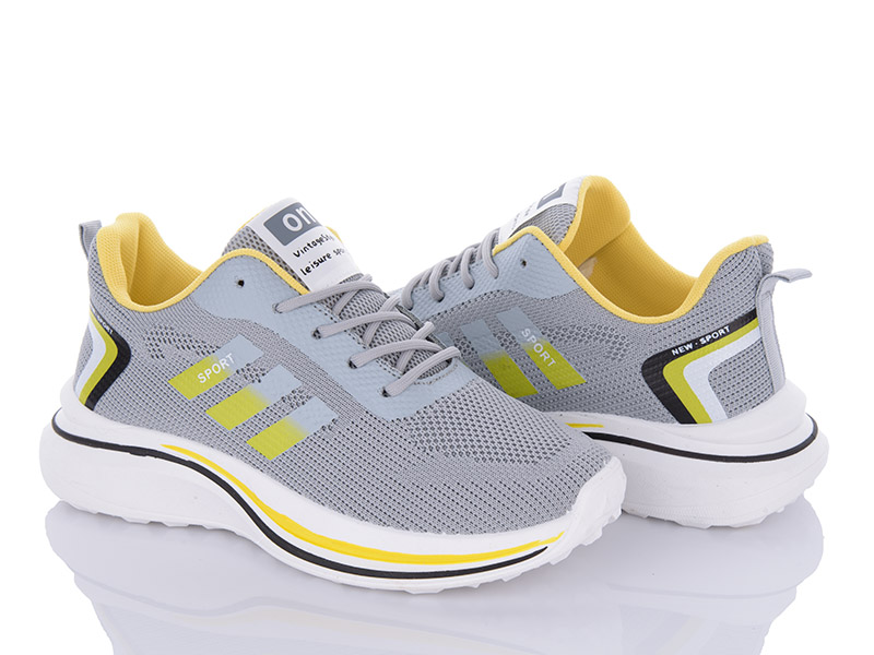 Кроссовки VIOLETA (36-41) 143-30 grey (лето)