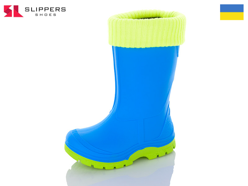 Сапоги Slipers (25-35) СД2-2 синій (деми)