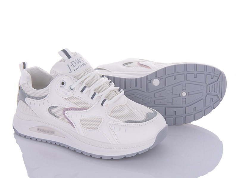 Кроссовки VIOLETA (37-41) 45-98 white-grey (деми)