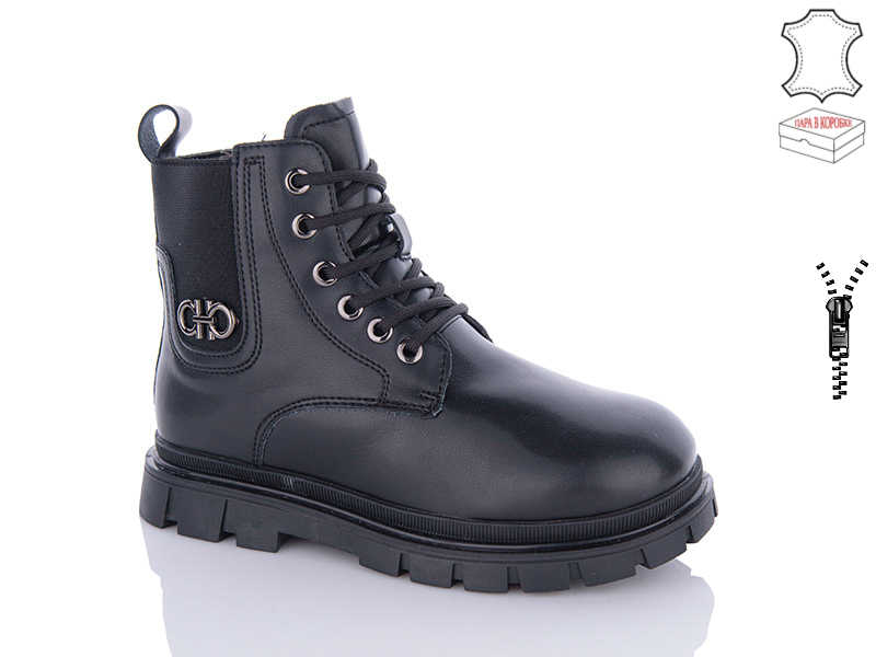 Ботинки QQ Shoes (32-37) B112 (зима)