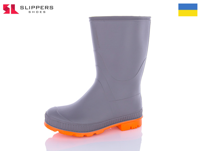 Сапоги Slipers (37-41) СП2-2 сірий (деми)