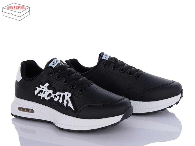 Кроссовки Ailaifa (36-41) 6659 black (деми)