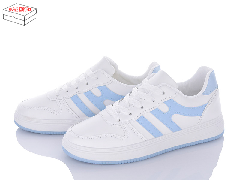 Кроссовки Ailaifa (36-41) R535 white-l.blue (деми)