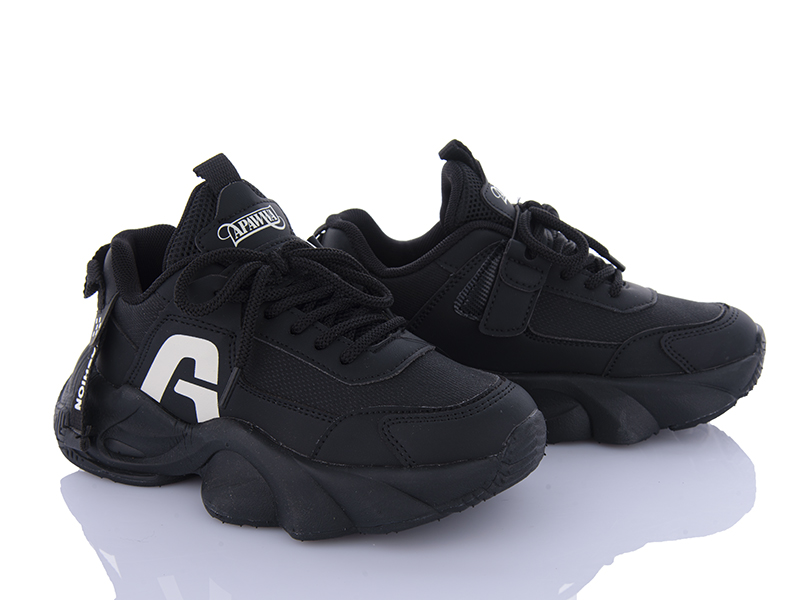Кроссовки Clibee (32-37) EC682 black (деми)