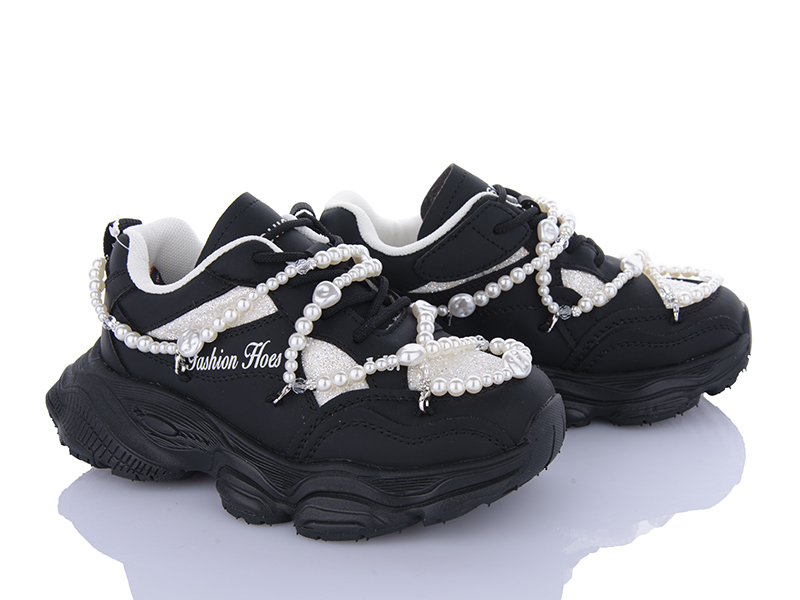 Кроссовки Clibee (31-37) A5300 black (деми)