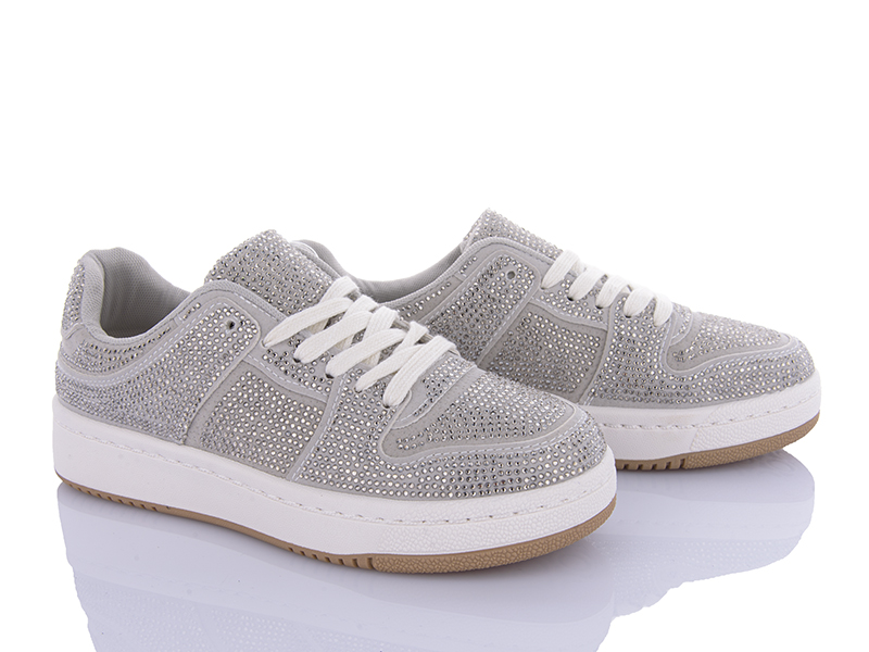 Кроссовки Clibee (36-41) YF487P-1 grey (деми)