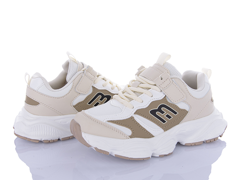 Кроссовки Clibee (33-38) EC308 beige-khaki (деми)