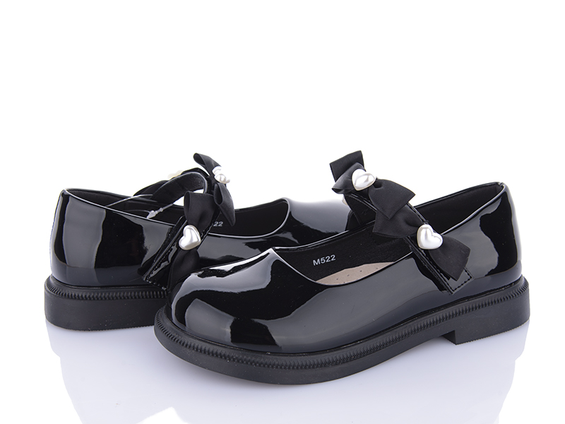 Туфли Clibee (32-37) M522 black (деми)
