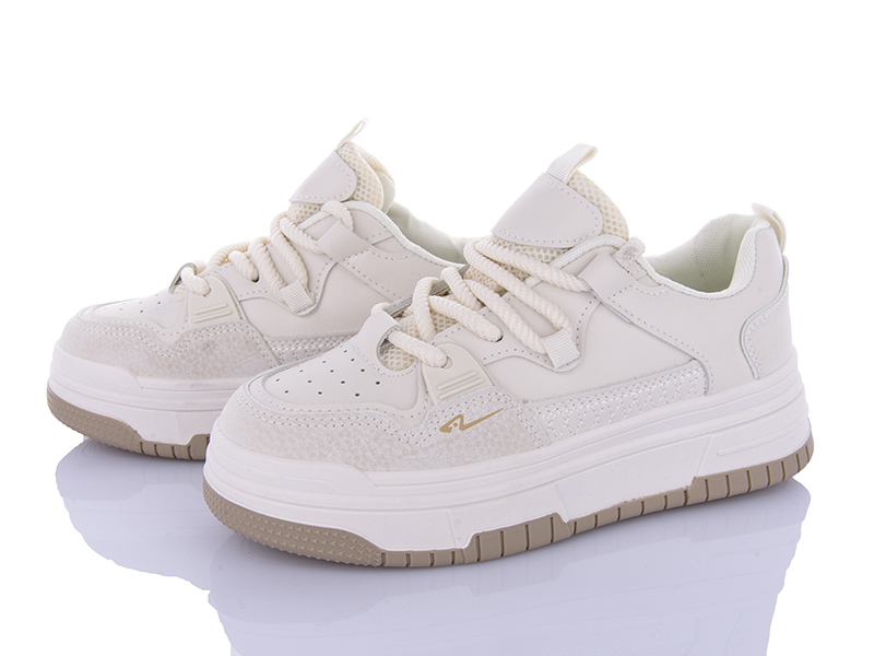 Кроссовки Clibee (36-41) YF497P beige (деми)