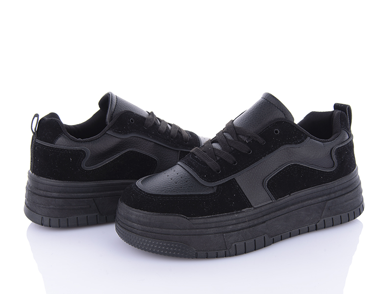 Кроссовки Clibee (36-41) YF587P black (деми)